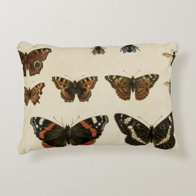 Garden Insects by Vision Studio Accent Pillow (Front)