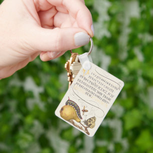 Garden Insects, Fly, Caterpillar, Pear, Centipede Keychain