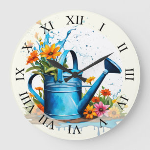Garden inspiration large clock