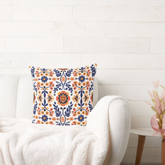 Garden-Inspired Delight 20x20 Throw Pillow (Couch)