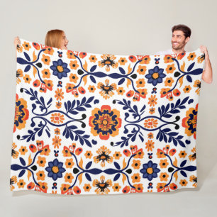 Garden-Inspired Delight 60x80 Fleece Blanket