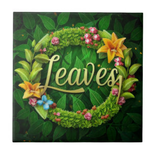 Garden-Inspired Floral Design Tile
