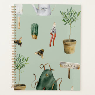 Garden inspired, plants, bees, nature outdoor planner
