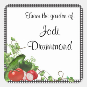 Garden Jar Stickers