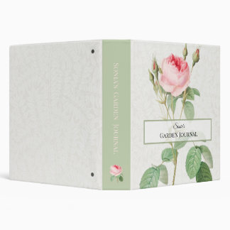 Garden Journal Binder – Botanical Rose