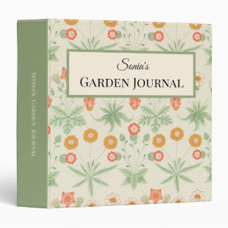 Garden Journal Binder – Botanical William Morris