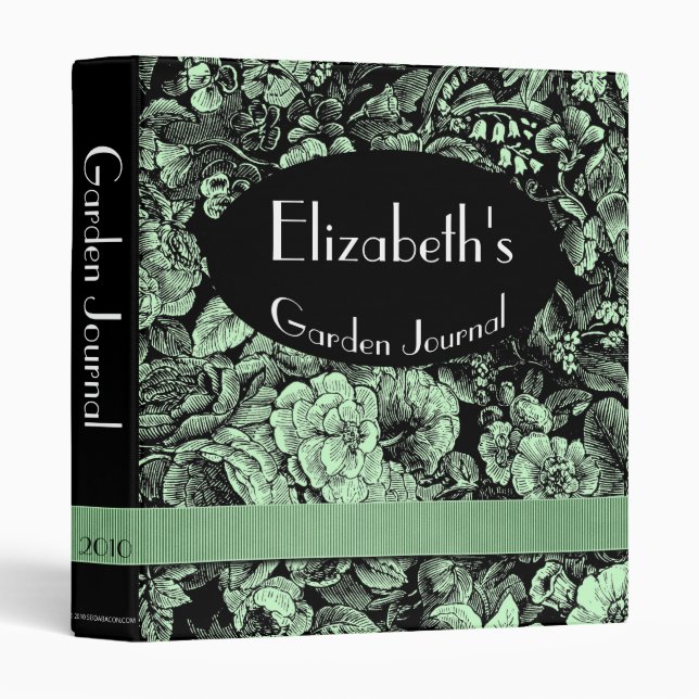 Garden Journal Custom 1" Binder (Front/Spine)