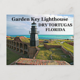 Garden Key Lighthouse, Dry Tortugas, FL Postcard