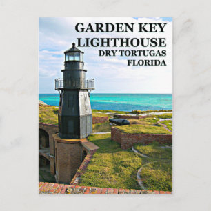 Garden Key Lighthouse, Dry Tortugas, FL Postcard