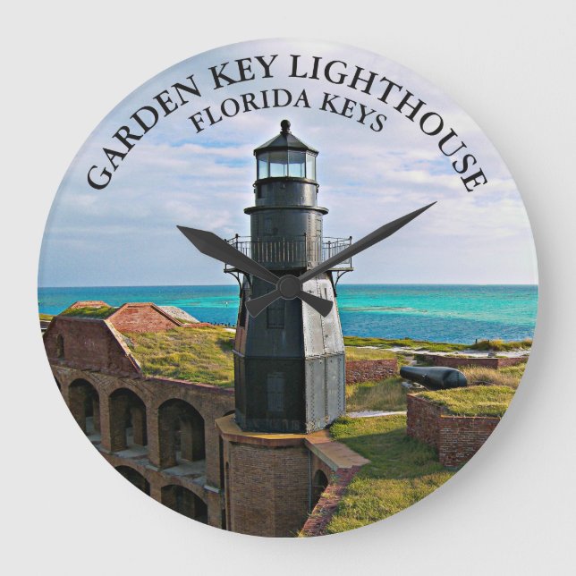 Garden Key Lighthouse, Dry Tortugas Florida Clock (Front)