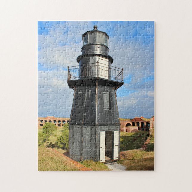 Garden Key Lighthouse, Dry Tortugas Florida Jigsaw Puzzle (Vertical)