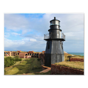 Garden Key Lighthouse, Dry Tortugas Florida Photo Print