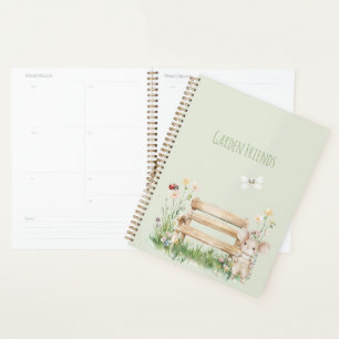 Garden Ladybug Dragonfly Mouse Bench Garden Planner