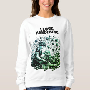 Garden Lady's Afternoon Sweatshirt