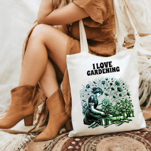 Garden Lady's Afternoon  Tote Bag