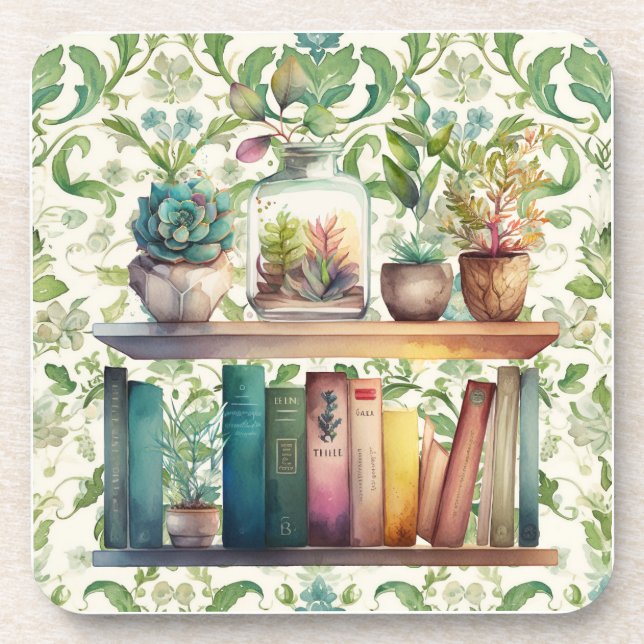 Garden Library  Coaster (Front)