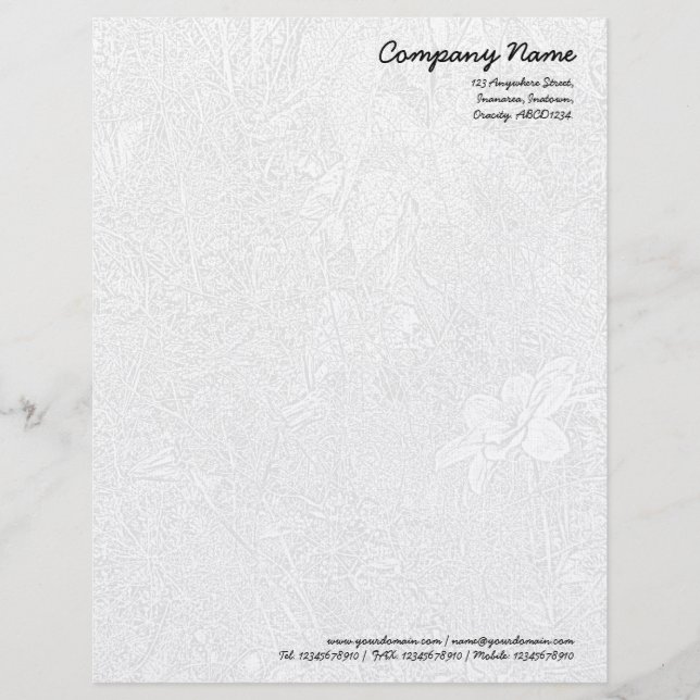 Garden - Light Grey Letterhead (Front)