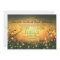 garden lights rustic wedding invitation