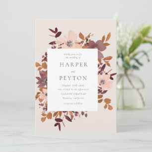 Garden Love Wedding Invitation