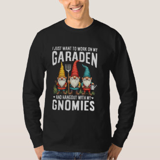 Garden Lover - Garden Gnomes Not A Hoarder A Hero  T-Shirt