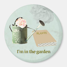 Garden Lover's Rustic Elegant Magnet