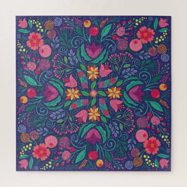 Garden Mandala Jigsaw Puzzle (Vertical)