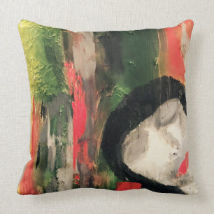 Garden Nap Throw Pillow