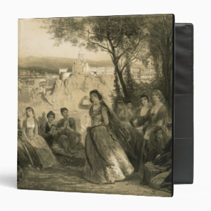 Garden near Tiflis, Georgia, plate 27 from a book Binder