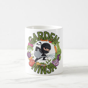 Garden Ninja Design - Fun Gardening Graphic Coffee Mug