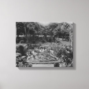 Garden of a Suburban Villa Canvas Print
