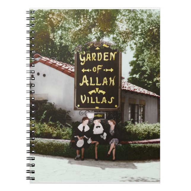 Garden of Allah Hotel notebook (Front)