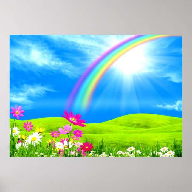 Garden of bliss by healing love poster (Front)