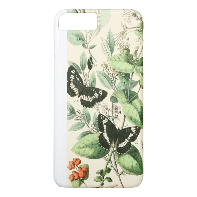 Garden of Butterflies and Flowers Case-Mate iPhone Case (Back)