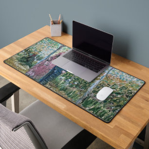 Garden of Courting Couples Van Gogh Painting Desk Mat