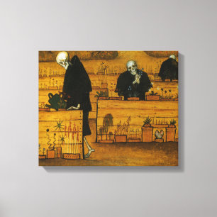 Garden of Death (by Hugo Simberg) Canvas Print