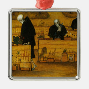 Garden of Death (by Hugo Simberg) Metal Ornament
