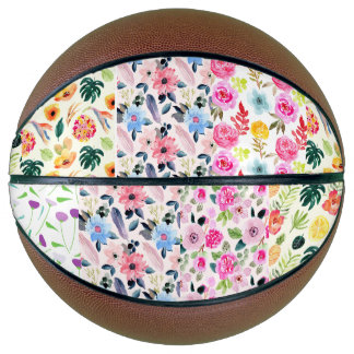 Garden of Delights: Exquisite Floral Patterns Basketball