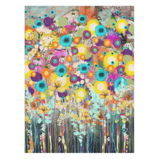 Garden of Dreams - Nature Inspired Floral Art -  Tablecloth