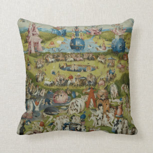 Garden of Earthly Delights, 1490-1500 Throw Pillow