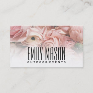 Garden of Eden Floral Arrangement Florist Business Card