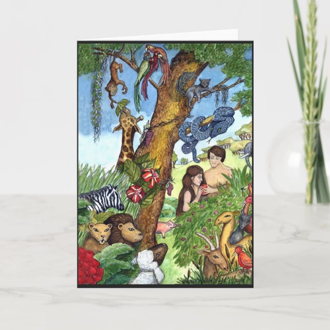Garden of Eden greeting card (Front)