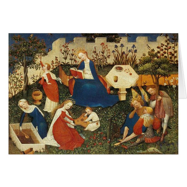 Garden of Eden medieval art (Front Horizontal)