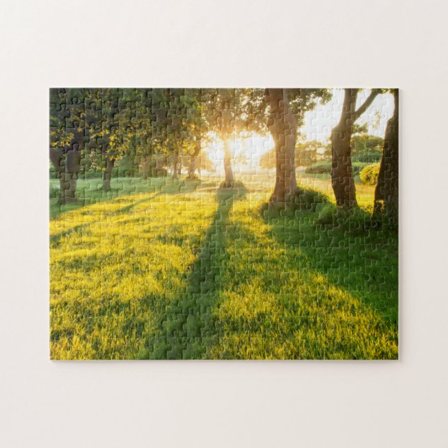 Garden Of Eden Oak Trees Jigsaw Puzzle (Horizontal)