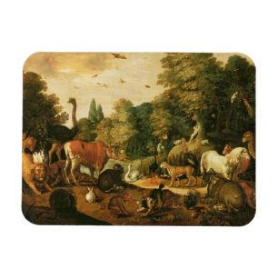 Garden of Eden (oil on canvas) Magnet