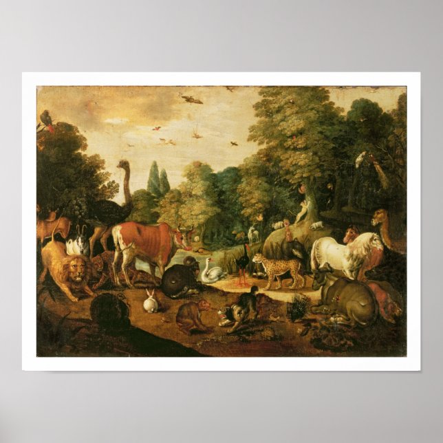 Garden of Eden (oil on canvas) Poster (Front)