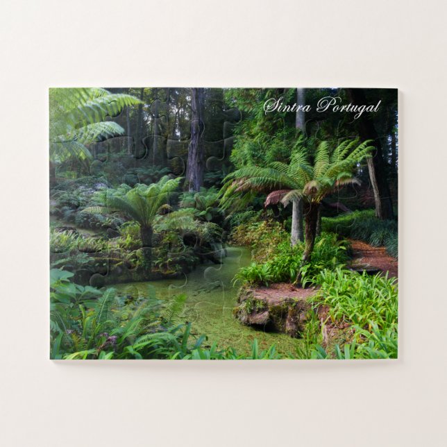 Garden of Eden - Sintra Portugal Jigsaw Puzzle (Horizontal)