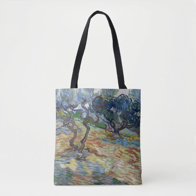 Garden of Gethsemane, Mount of Olives by van Gogh Tote Bag (Front)