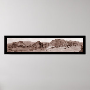 Garden of Gods CO Photo 1913 Poster