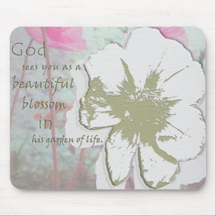 "Garden of Life" digital collage Mouse Pad