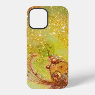 GARDEN OF LOST SHADOWS,MAGIC BUTTERFLY Gold Yellow iPhone 12 Case